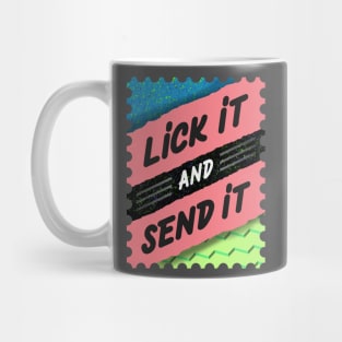 Lick It And Send It F1 Stamp Design Mug